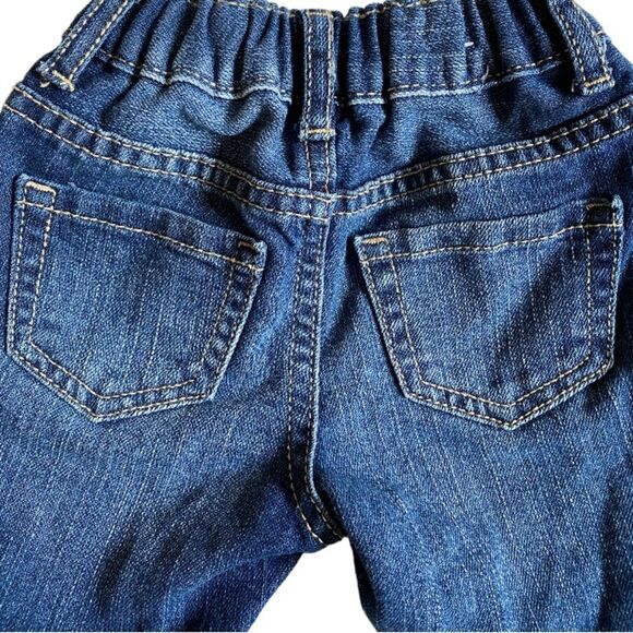 The Children's Place Toddler Girls Denim Shortie Shorts Size 12-18 M Mid Wash - Picture 10 of 14